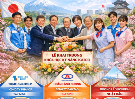 🌸 SỰ KIỆN QUAN TRỌNG: KHAI TRƯƠNG KHÓA ĐÀO TẠO KỸ NĂNG KAIGO – MỞ RA CƠ HỘI LÀM VIỆC TẠI NHẬT BẢN CHO LAO ĐỘNG VIỆT NAM 🌸
