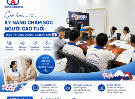 🌸 LỚP HỌC KỸ NĂNG CHĂM SÓC NGƯỜI CAO TUỔI CÙNG CHUYÊN GIA NHẬT BẢN 🌸