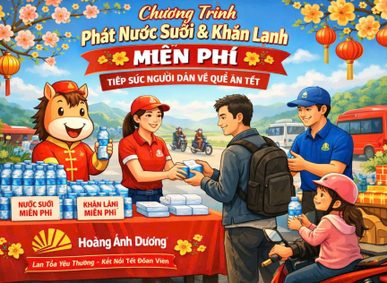 🌸 LAN TỎA YÊU THƯƠNG – TIẾP SỨC HÀNH TRÌNH VỀ QUÊ ĐÓN TẾT 🌸