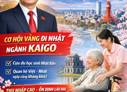 🌸 THỜI ĐIỂM VÀNG ĐỂ ĐI NHẬT NGÀNH KAIGO 🌸