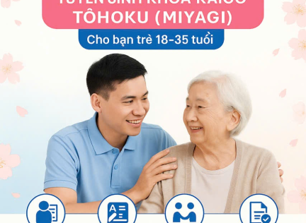 Học Kaigo hôm nay – Mở cánh cửa Nhật Bản ngày mai