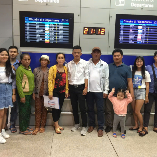 HỌC VIÊN CHUẨN BỊ CHO CHUYẾN ĐI