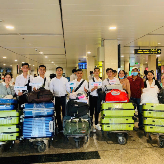 HỌC VIÊN CHUẨN BỊ CHO CHUYẾN ĐI